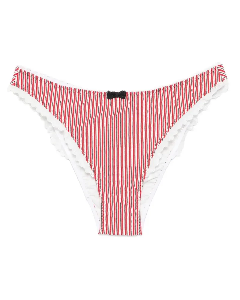 Agent Provocateur striped bikini bottom - Rot Rot
