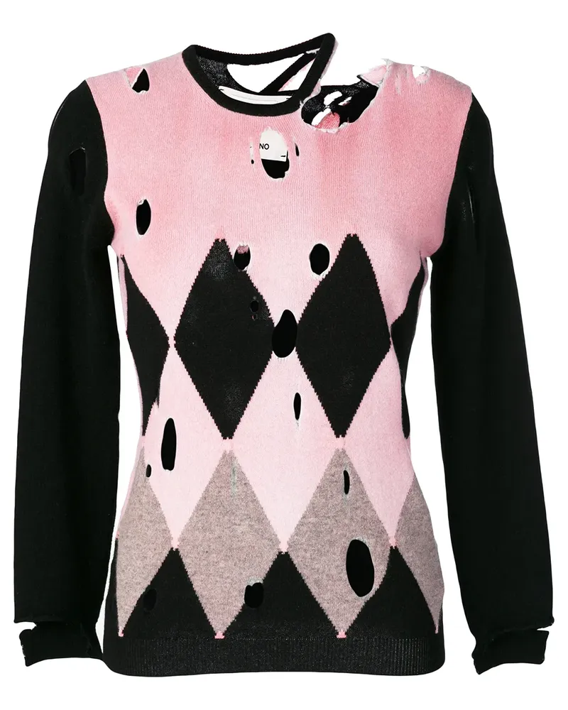Ballantyne Pullover mit Distressed-Optik - Mehrfarbig Mehrfarbig