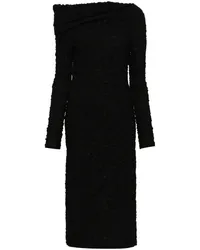 Givenchy Schulterfreies Maxikleid Schwarz