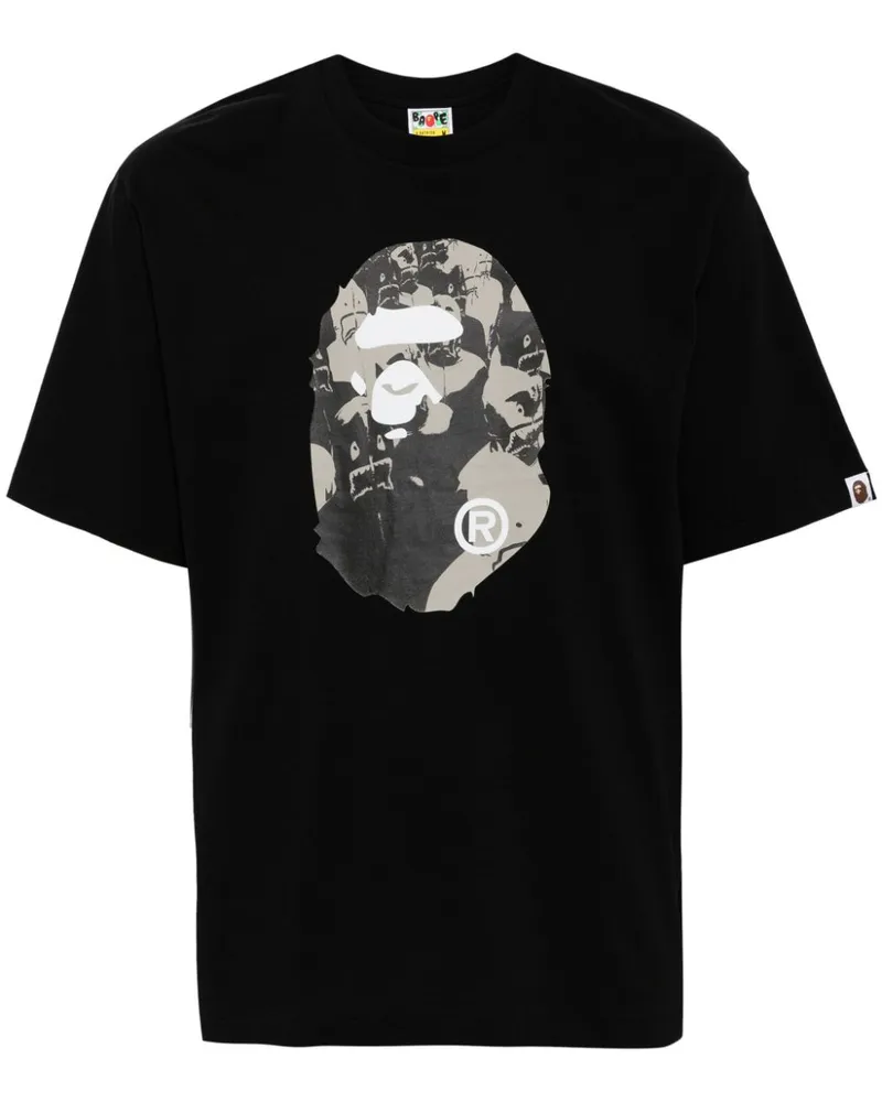 BAPE T-Shirt Schwarz