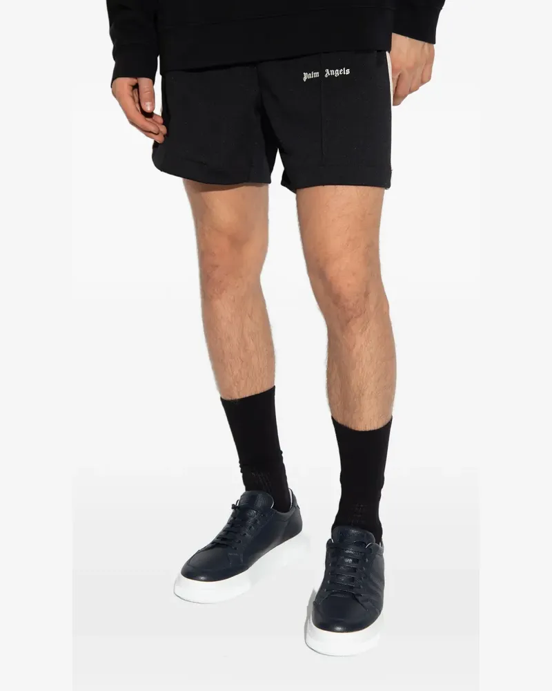 Palm Angels Shorts mit Streifen - Schwarz Schwarz