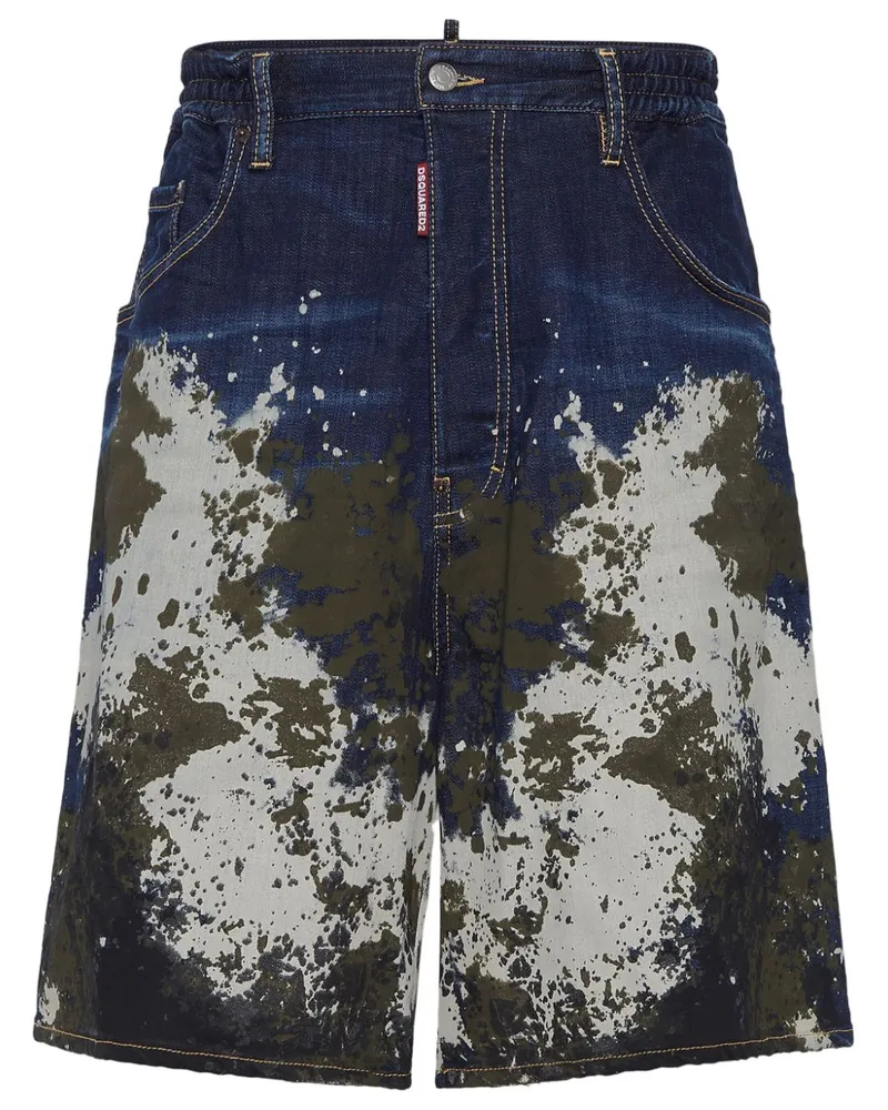 Dsquared2 Jeans-Shorts aus Baumwollstretch - Blau Blau