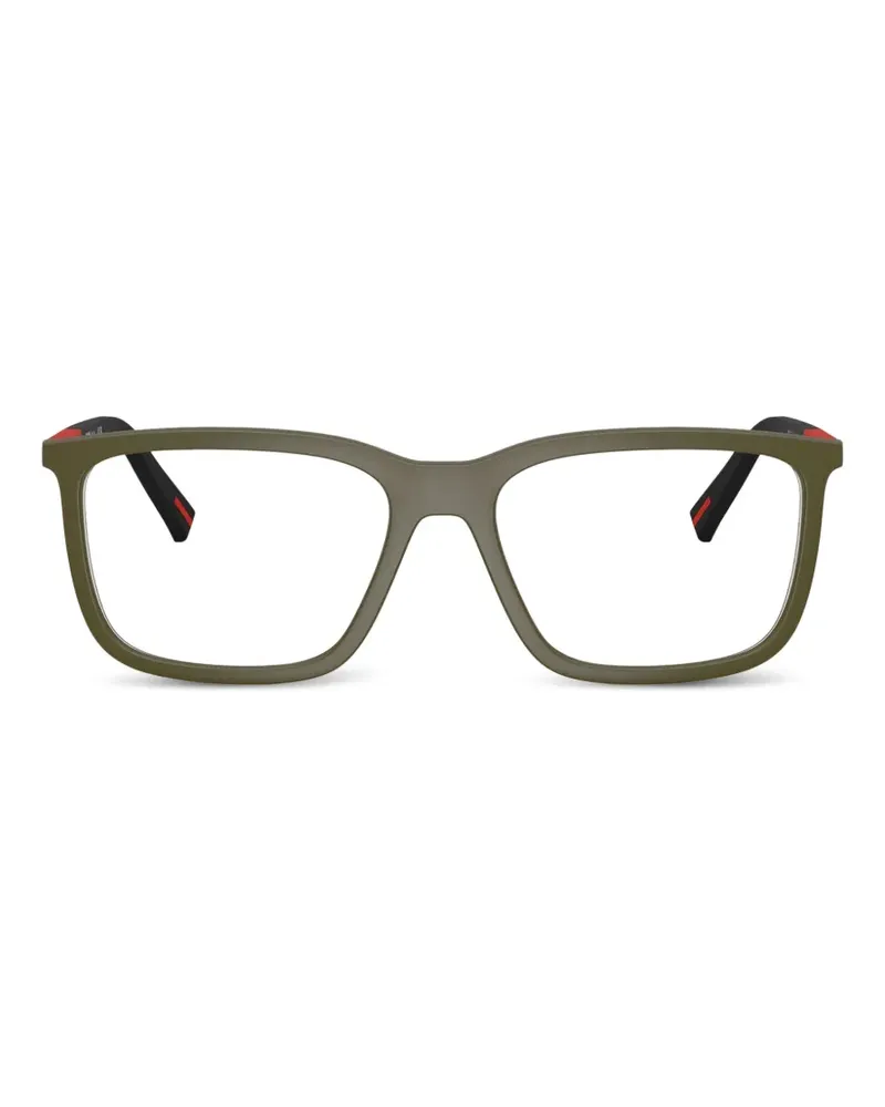 Prada Brille mit eckigem Gestell - Grün Grün