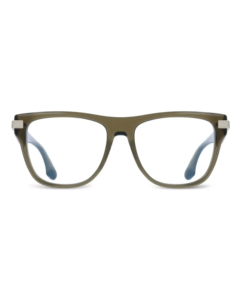 Victoria Beckham Brille mit eckigem Gestell - Grün Grün