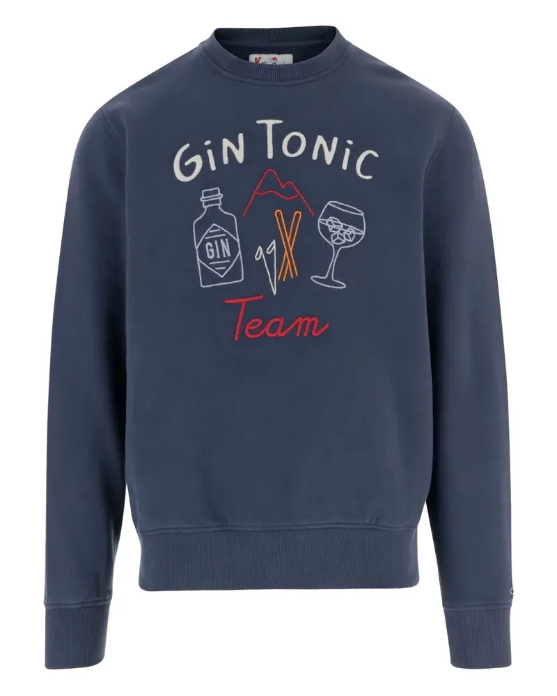 MC2 Saint Barth Sweatshirt mit Stickerei - Blau Blau