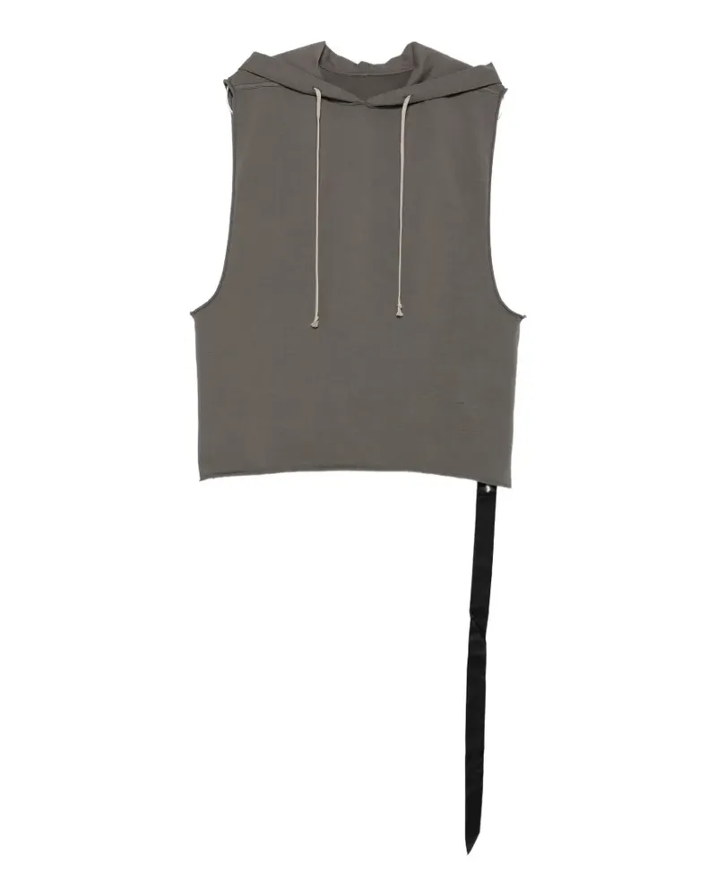 DRKSHDW by Rick Owens sleeveless hoodie - Grau Grau