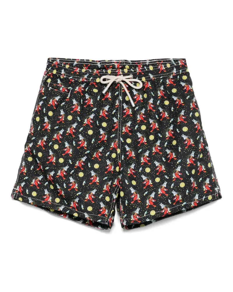 MC2 Saint Barth x Disney Lighting Badeshorts - Schwarz Schwarz