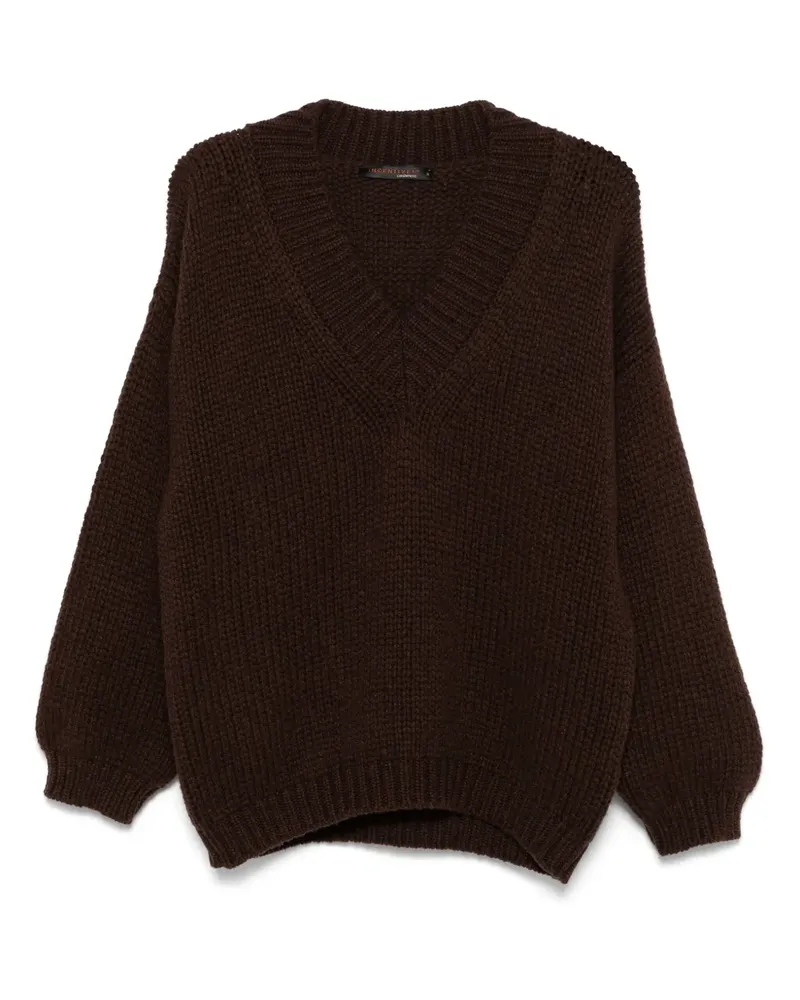 INCENTIVE! cashmere Pullover aus Kaschmir - Braun Braun