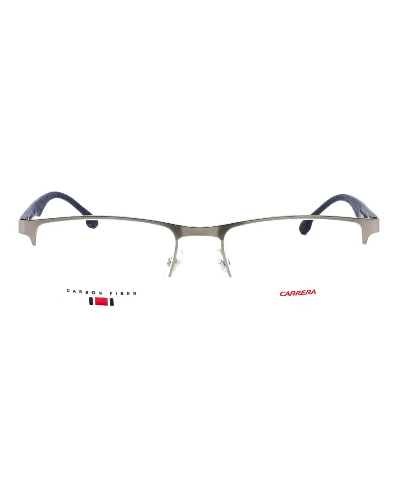 Carrera Brille mit eckigem Gestell - Grau Grau