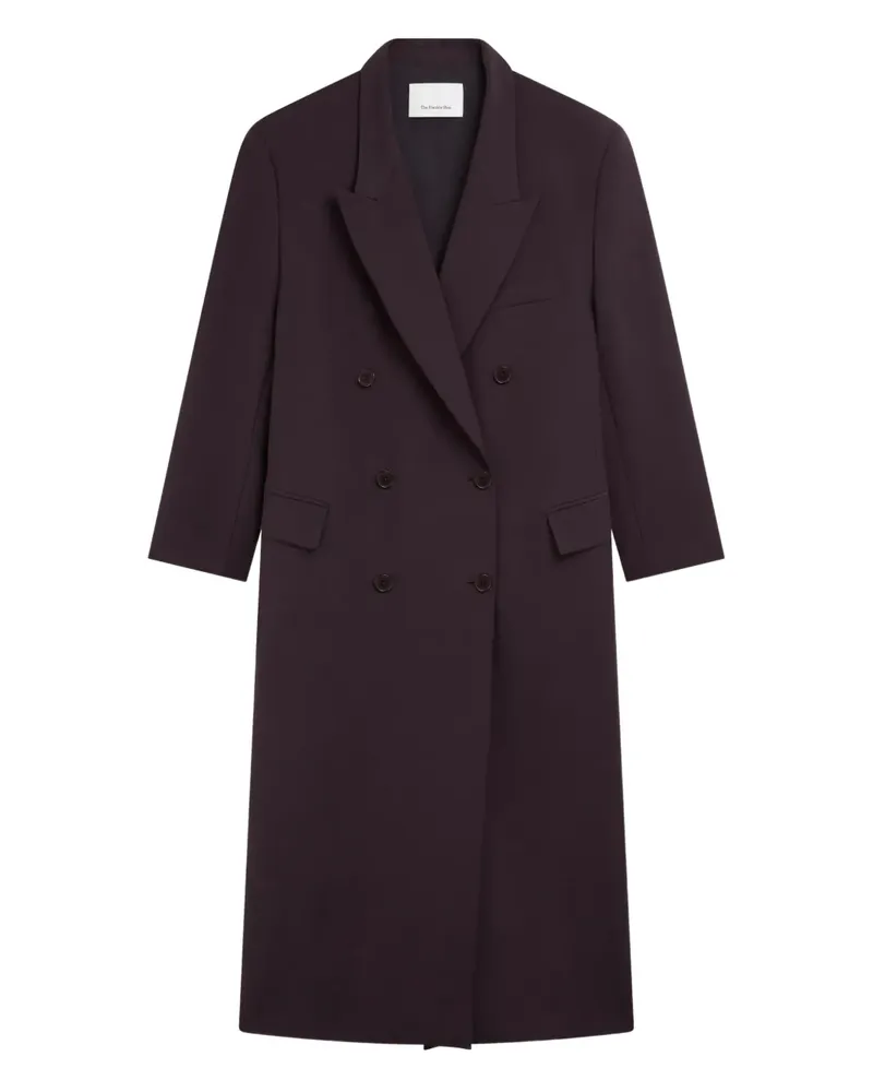 FRANKIE Shop Doppelreihiger Jane Mantel - Violett Violett