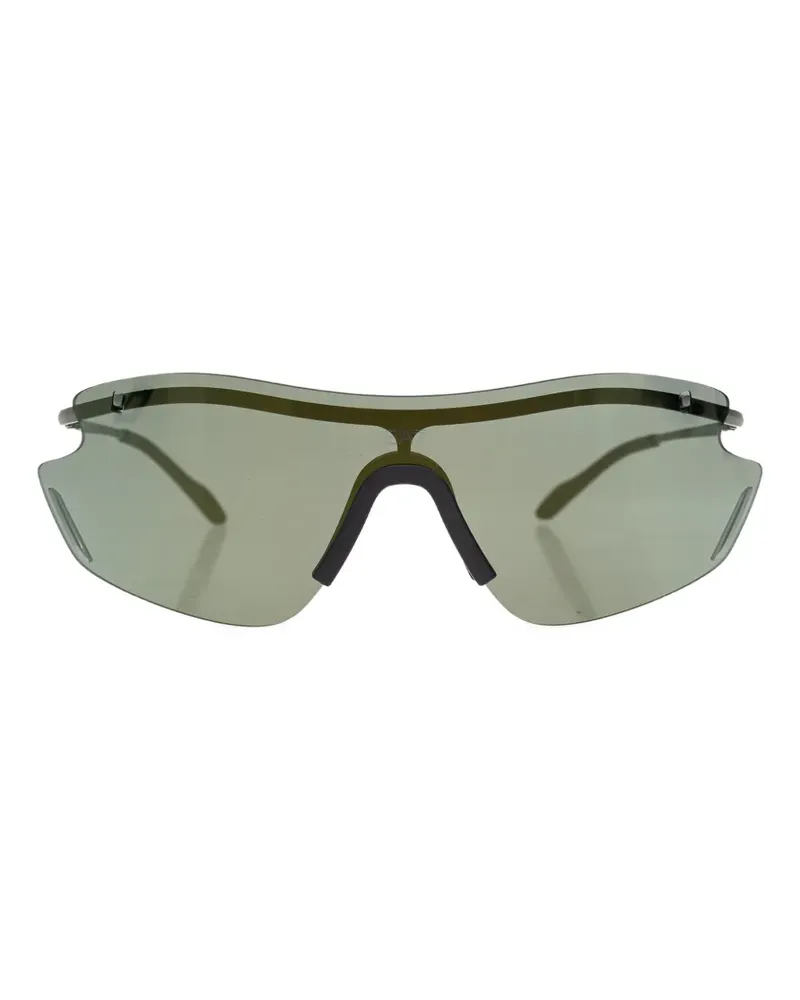 EA7 geometric-frame sunglasses - Grün Grün