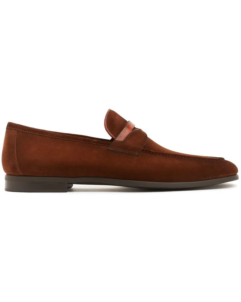 Magnanni Loafer aus Wildleder Braun