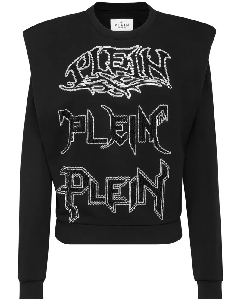 Philipp Plein Sweatshirt mit Logo - Schwarz Schwarz