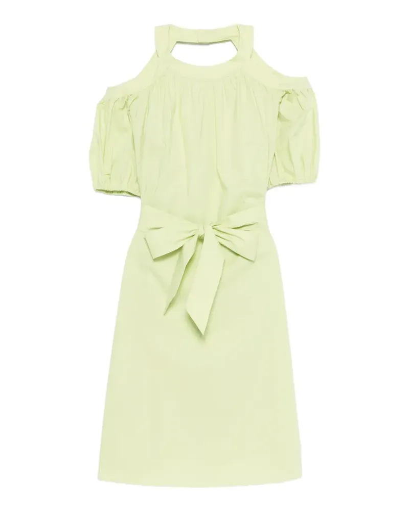 Vivetta tie-waist cold-shoulder midi dress - Grün Grün