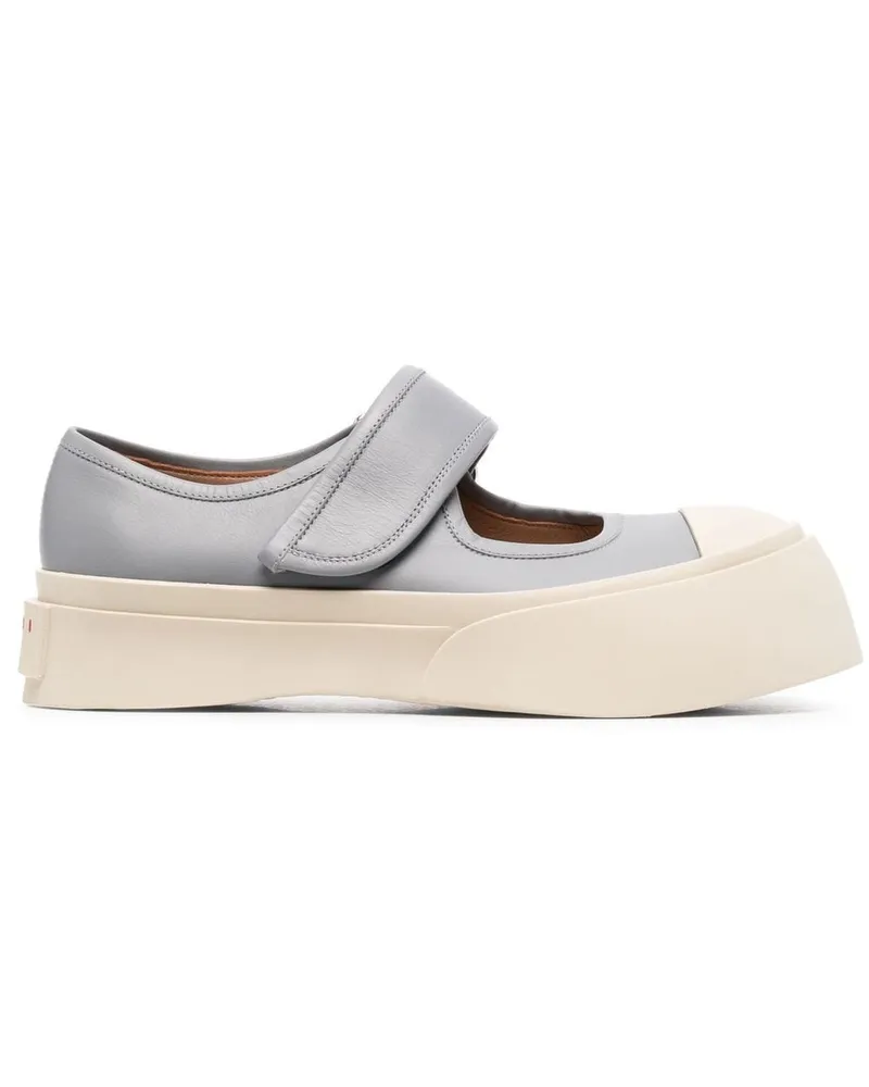 Marni Mary Jane Sneakers Grau