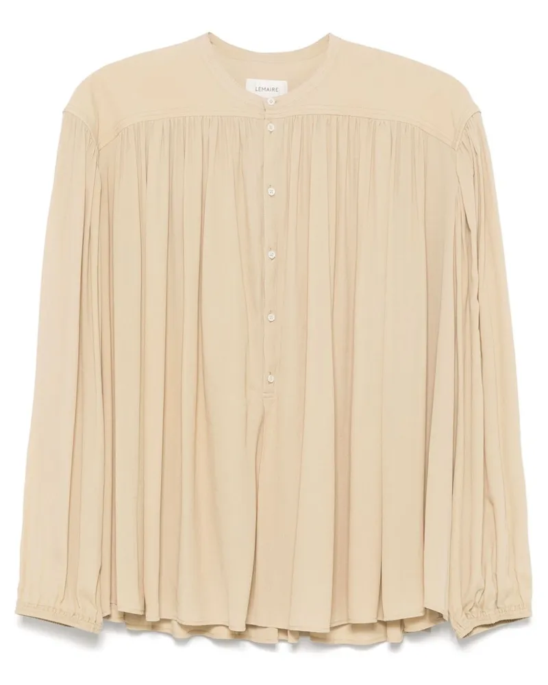 Christophe Lemaire Bluse mit Raffung - Nude Nude
