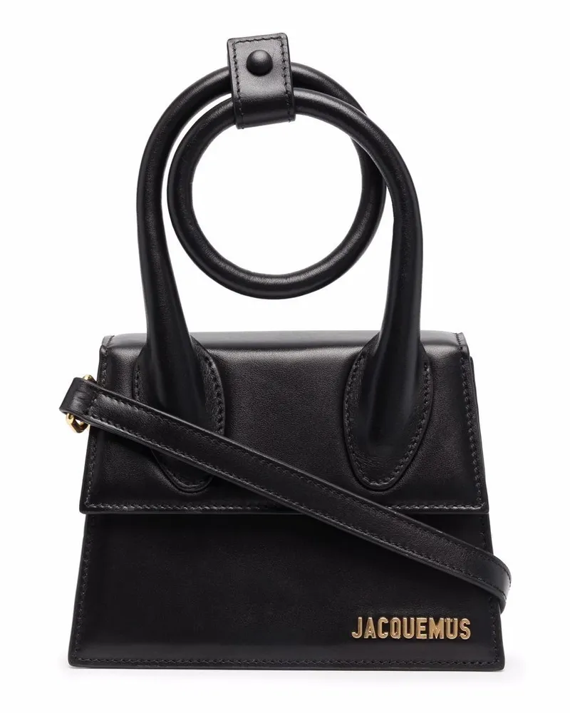 Jacquemus Le Chiquito Noeud Handtasche - Schwarz Schwarz