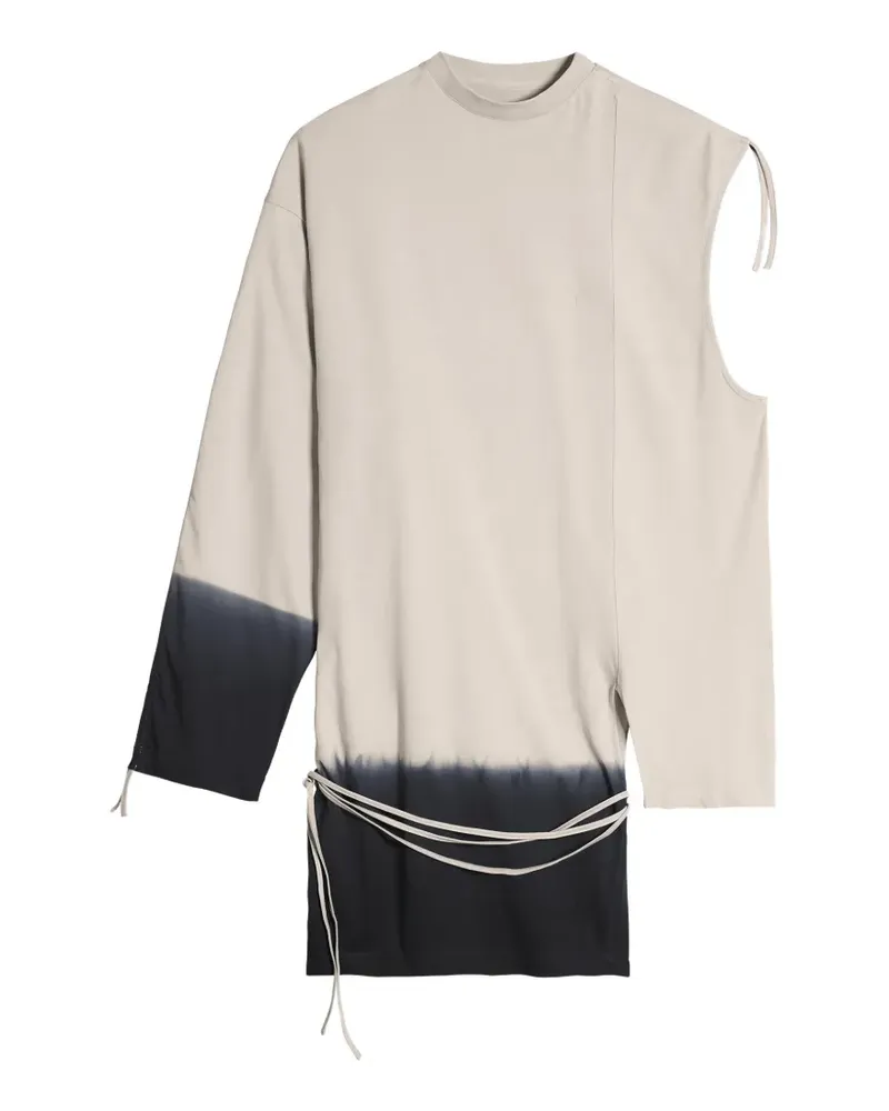 Y-3 dip-dye effect T-shirt - Nude Nude