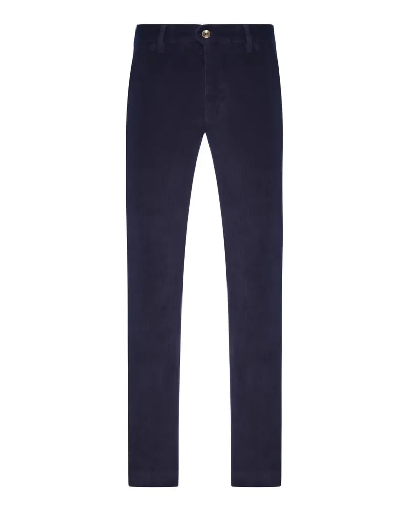 Incotex straight-leg corduroy trousers - Blau Blau
