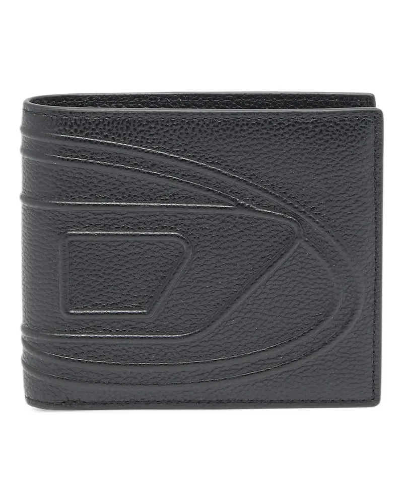 Diesel 1DR 2.0 3D Portemonnaie - Schwarz Schwarz