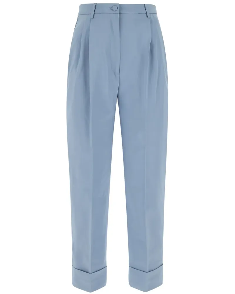 Hebe Studio Klassische Tapered-Hose - Blau Blau