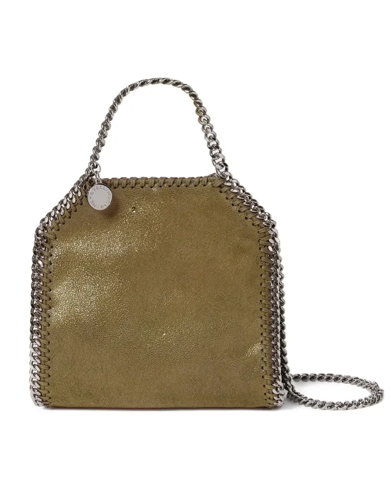 Stella McCartney Mini Falabella Tote Bag mit Kettenbesatz - Grün Grün