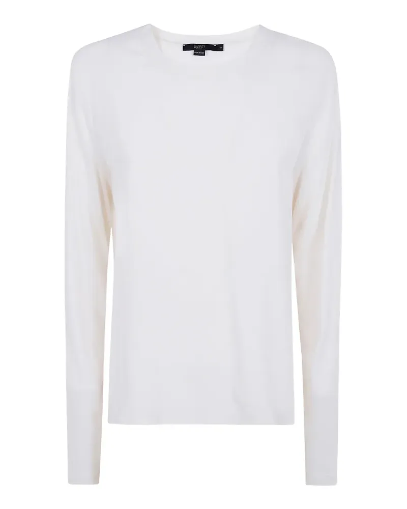 Seventy Langarmshirt mit Rundhalsausschnitt - Nude Nude