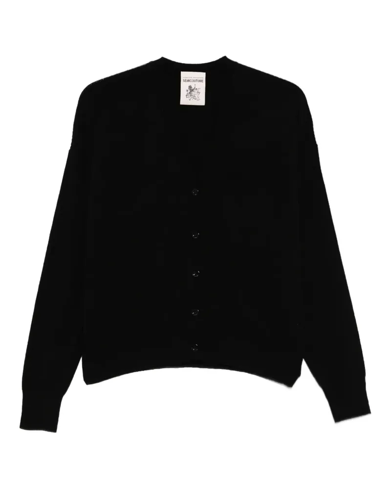 Semicouture Wendy Cardigan aus Kaschmir - Schwarz Schwarz