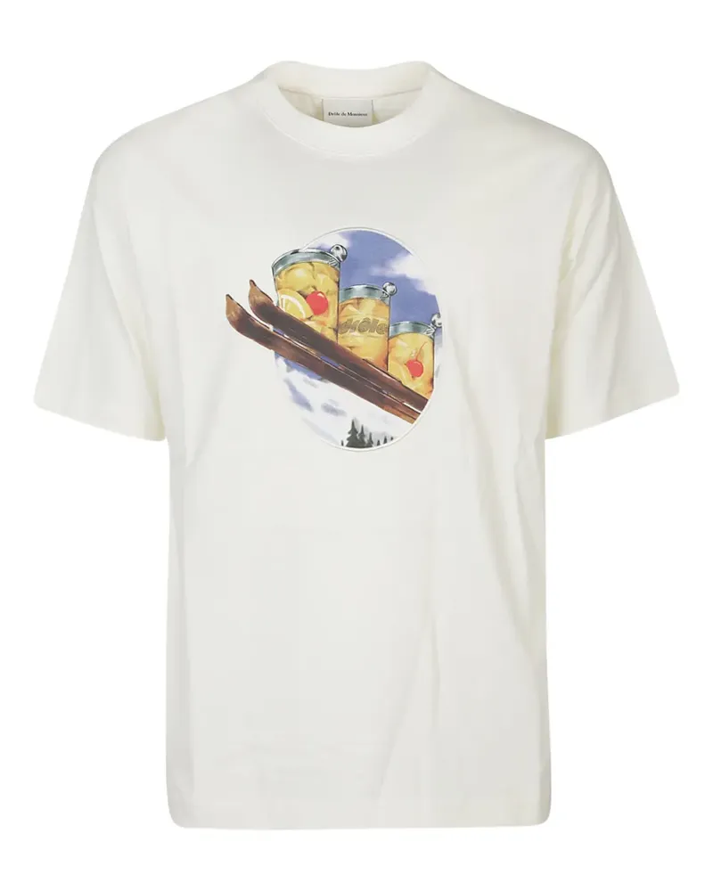 Drôle de Monsieur graphic-print T-shirt - Weiß Weiß