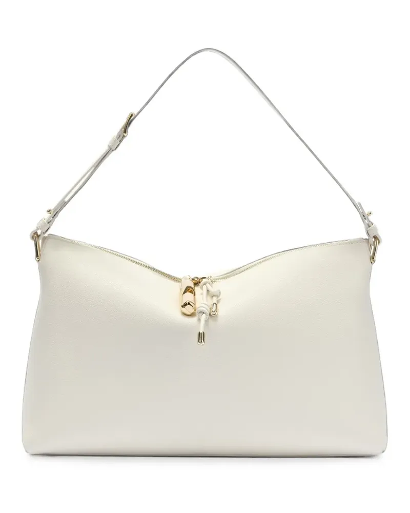 Furla Große Debbie Schultertasche - Weiß Weiß