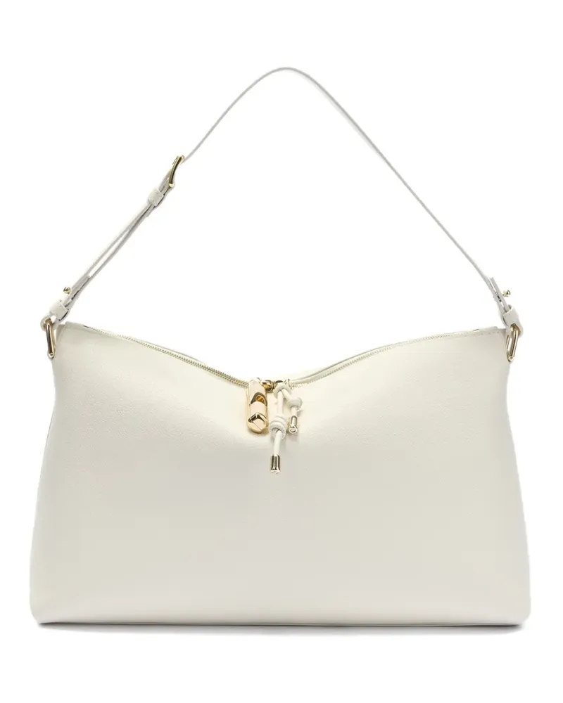 Furla Große Debbie Schultertasche - Weiß Weiß