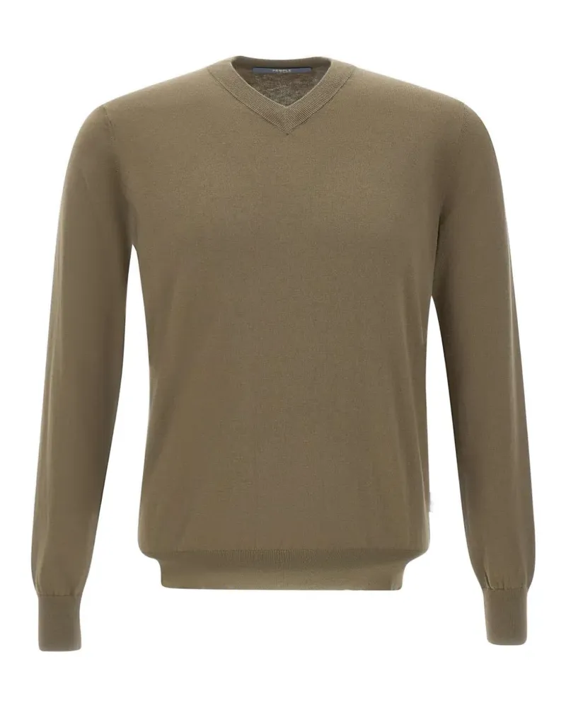 People of Shibuya Semi Brighton V-neck sweater - Grün Grün