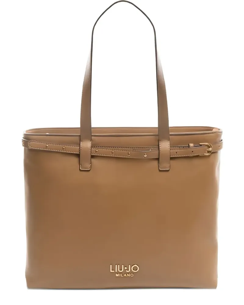 Liu Jo Shopper mit Schnallenriemen - Braun Braun
