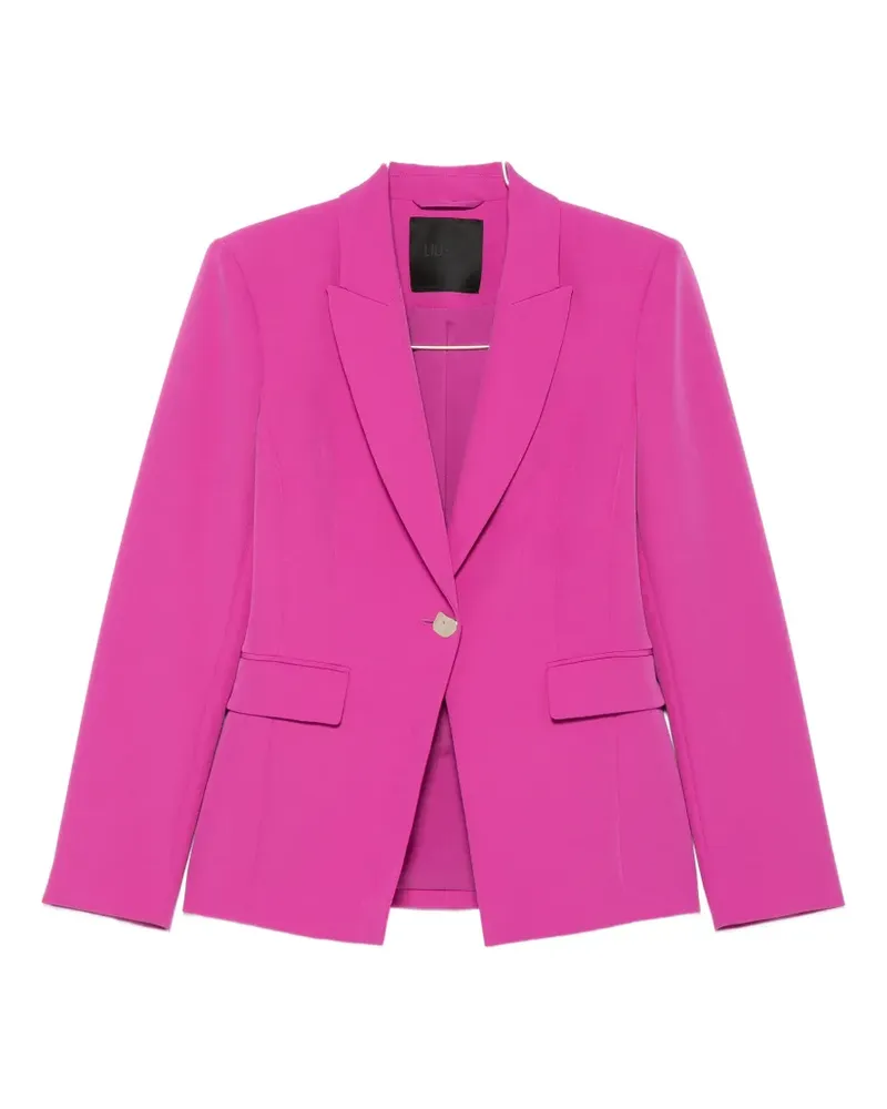 Liu Jo single-breasted peak-lapel blazer - Rosa Rosa
