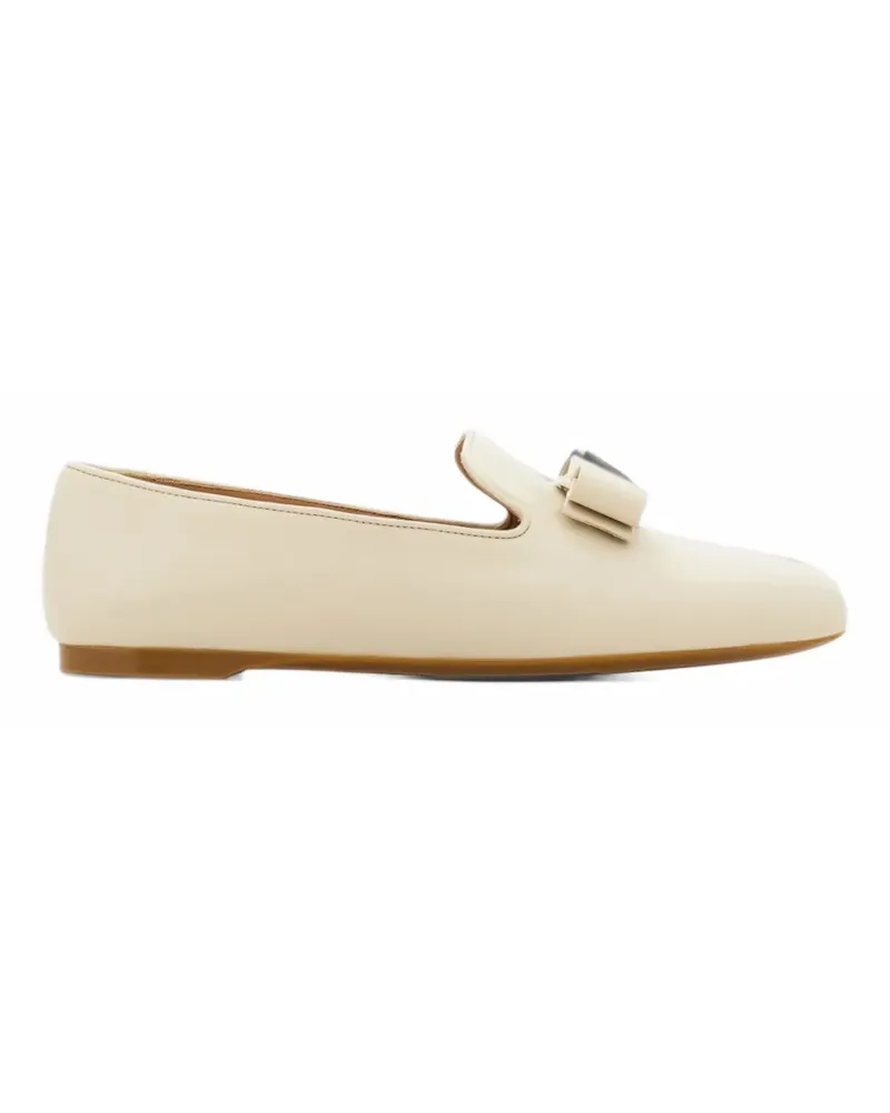 Ferragamo Vara bow loafers - Nude Nude