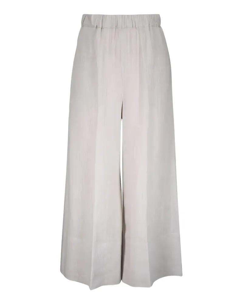 Antonelli Firenze elasticated wide-leg trousers - Nude Nude