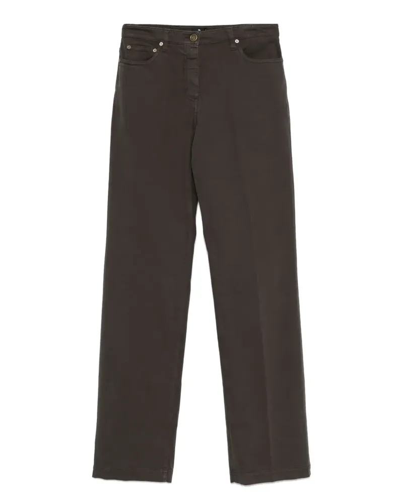 Etro Gerade Hose - Grau Grau