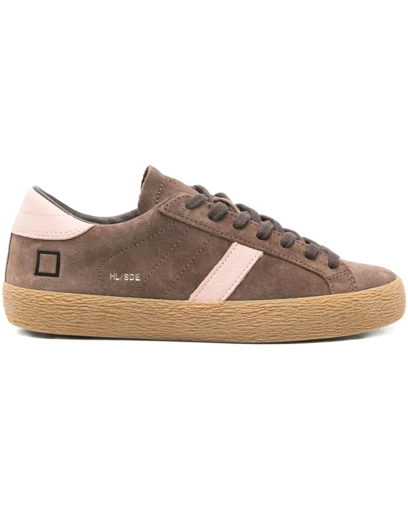 D.A.T.E. Sneakers mit Streifendetail - Braun Braun