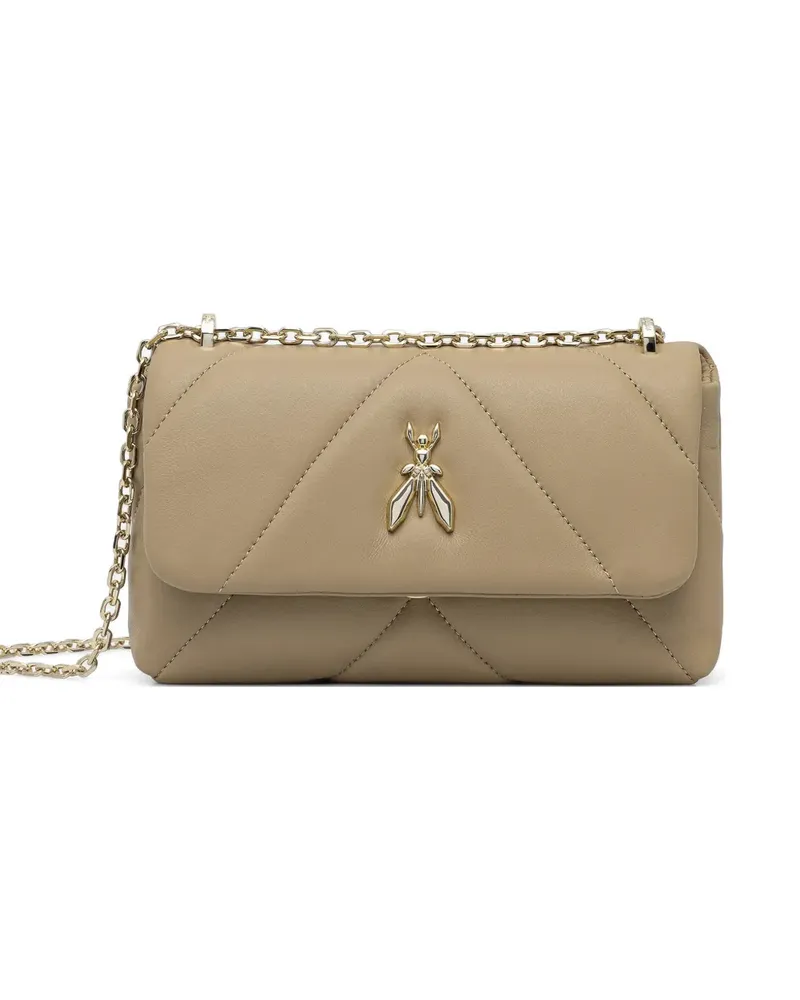 Patrizia Pepe Gesteppte Fly Umhängetasche - Nude Nude