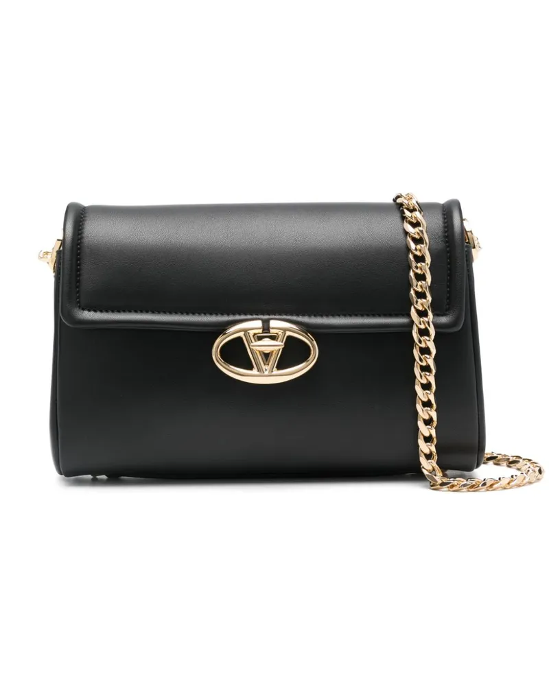 Valentino Garavani Schultertasche mit VLogo Signature-Schild - Schwarz Schwarz
