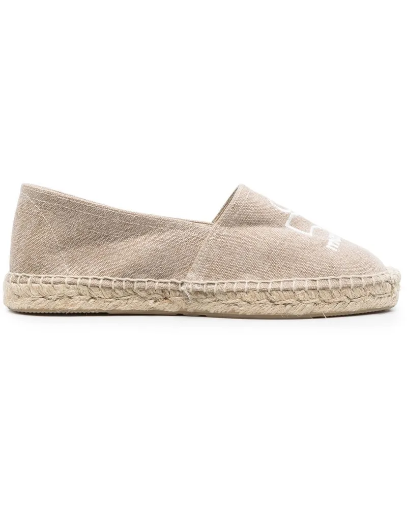 Isabel Marant Canae Espadrilles mit Logo-Stickerei - Nude Nude