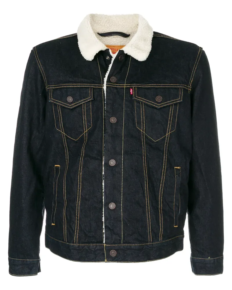 Levi's Jeansjacke mit Brusttaschen - Blau Blau
