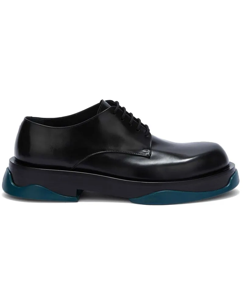 Jil Sander Derby-Schuhe mit runder Kappe - Grau Grau