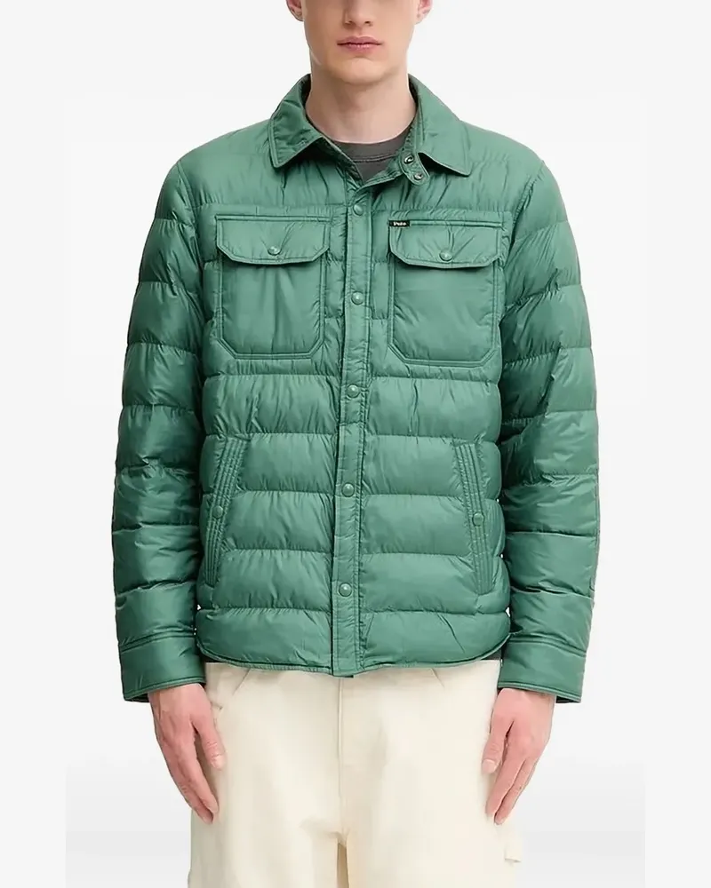 Ralph Lauren Gesteppte Jacke mit Knopfleiste - Grün Grün