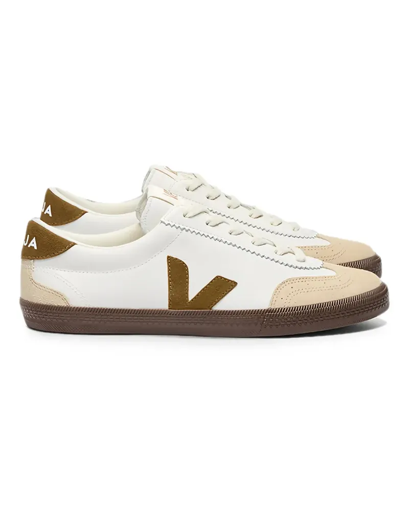 VEJA 1970 Volley leather sneakers - Nude Nude