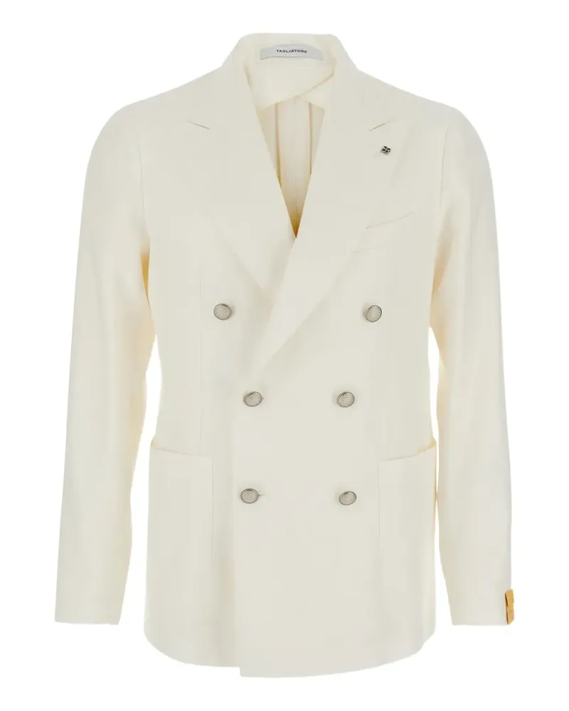 Tagliatore Montecarlo double-breasted blazer - Nude Nude