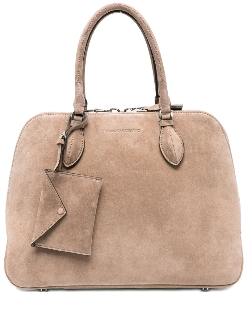 Ermanno Scervino Tote Bag mit Reißverschluss - Nude Nude