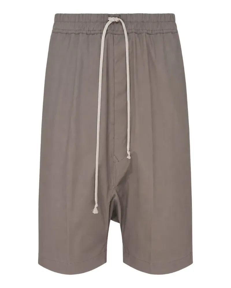 Rick Owens Pods dropped-crotch shorts - Grau Grau