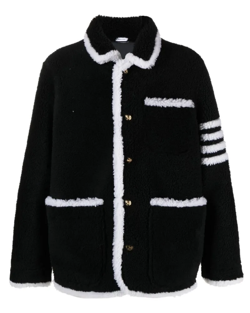 Thom Browne Jacke mit Streifen - Blau Blau