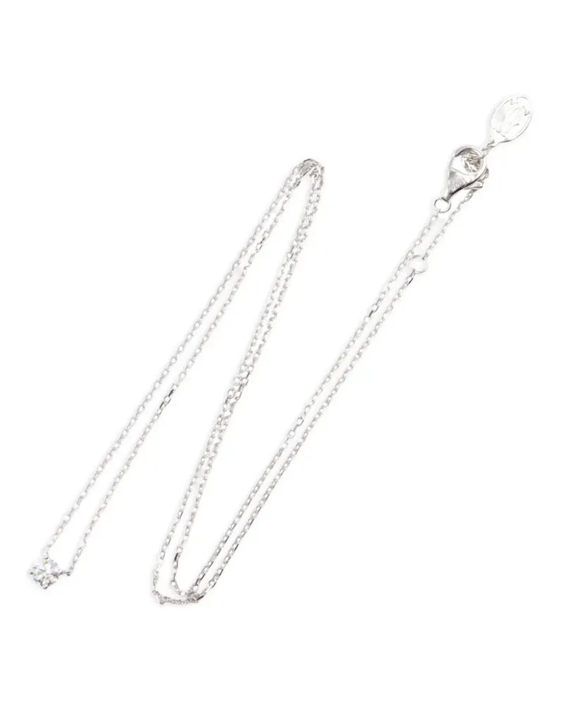 Cartier 2010s 1895 solitaire diamond necklace - Silber Silber
